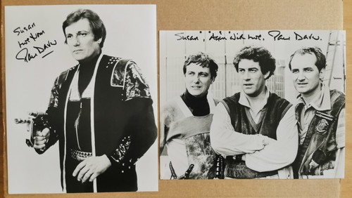 Paul darrow signed photographs - paul,