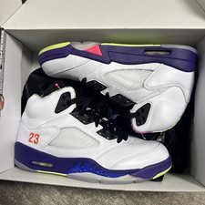 Size UK 7 - Nike Air Jordan 5 Retro Alternate Bel Air White Black Mens Trainers