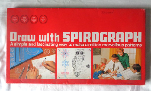 Vintage draw with - vintage, spirograph