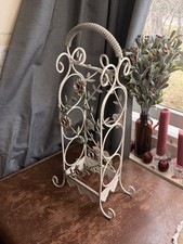 Vintage Shabby Chic Metal Tole
