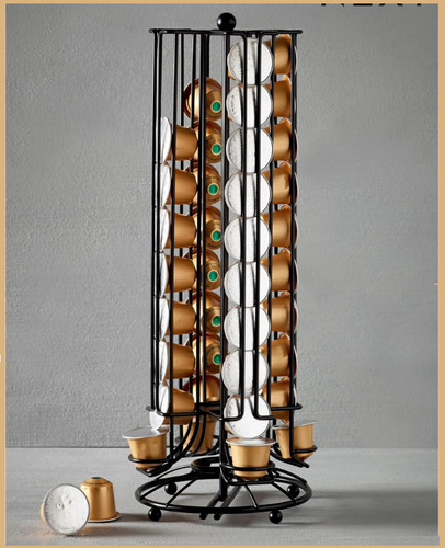 Black wire nespresso revolving - black,