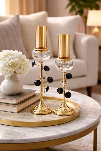 Set gold candle - set, of