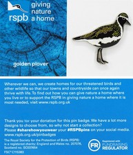 RSPB Pin Badge GNaH Golden