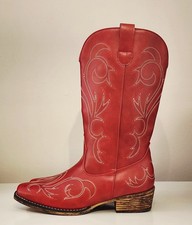 Women Low Heel Pull On Western