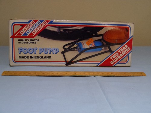 Vintage desmo foot pump with - foot,