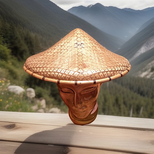 Vintage asian woven - asian, rattan