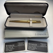 Parker gold plated barley - 75, gold-plated