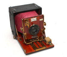 Sanderson Regular 5x4 Brass & Wood Glass Camera Doppel 150mm Lens