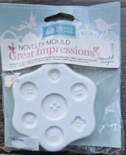 Buttons Squires Kitchen Cake Decorating Sugarcraft Silicone Mould Craft New