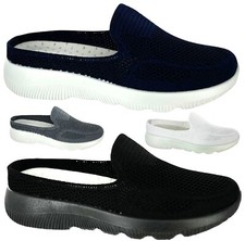 MENS SLIP ON TRAINERS SOFT FOAM FIT RUNNING WALKING CASUAL NO BACKS PUMPS SHOES