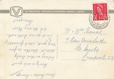 Postcard Genealogy Mr Mrs Thomas Eden Drive South Great Crosby Liverpool Ref ZF