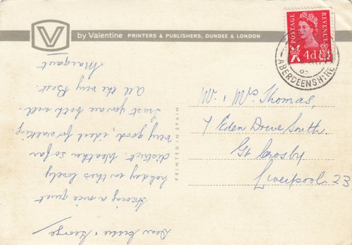 Postcard genealogy mrs - postcard,