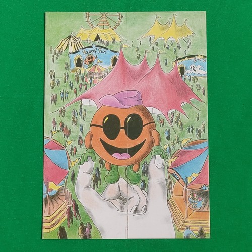 Rave flyer orange - rave,