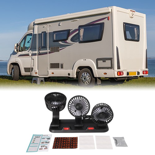 Usb car fan with three - usb, heads