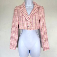 Hello Molly Pink Plaid Tweed