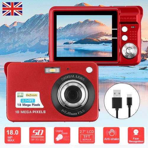 7in mini 18mp zoom - 2.7in, 8x