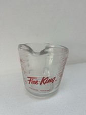 Anchor Hocking Fire King Vintage 250ml  Glass Measuring Jug