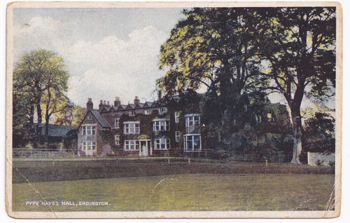 Pype hayes hall - hall, erdington