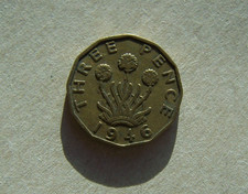 1946 George VI Threepence