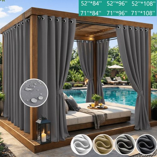 Waterproof blackout curtains - blackout,