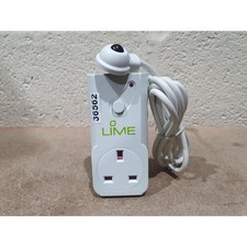 Lime ES1016 Energy Saving Plug White 240V 13Amp 3000 Watts w/ Infrared Receiver
