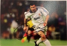 Luis Figo Signed Football