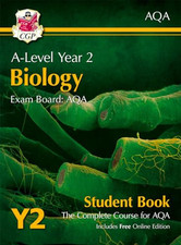 A-Level Biology for AQA: Year 2 Student Book with Online Edition... by CGP Books