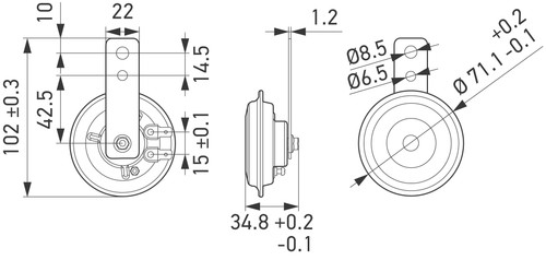 Hella signal horn - signal,