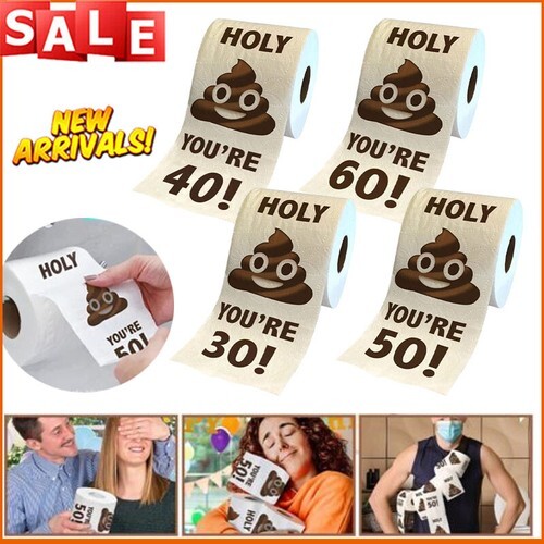 Funny toilet paper roll - toilet,