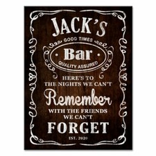 PERSONALISED RETRO STYLE PUB