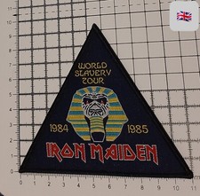 Heavy Metal Rock Maiden powerslave  Sew-  Iron Patch punk NWOBHM eddie badge