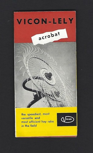 Vintage vicon lely acrobat hay - vintage,