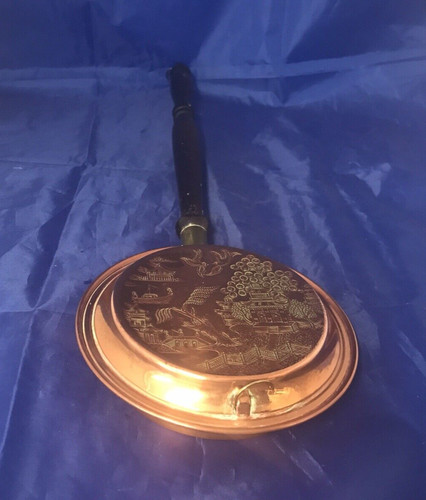 Vintage copper brass bed pan - brass,