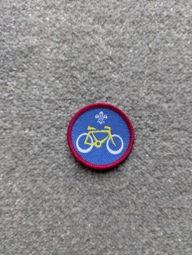 Scout cyclist activity badge - cyclist,