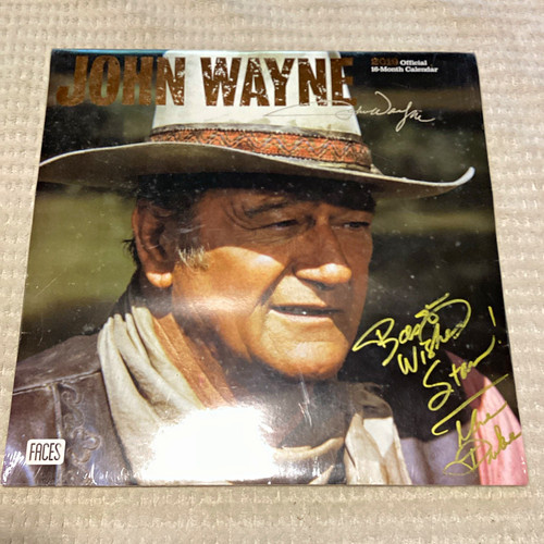 Autographed john wayne 2019 - autographed,