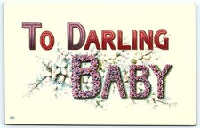 Postcard TO DARLING BABY
