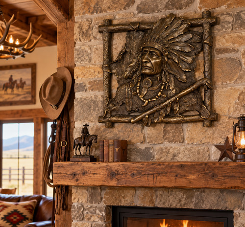 Wall hanging solid bronze art - hanging,
