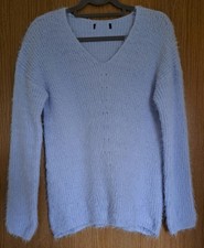 Ladies Long Sleeved Fluffy V