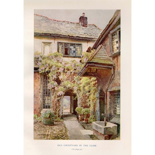 Exeter devon old courtyard - devon, in