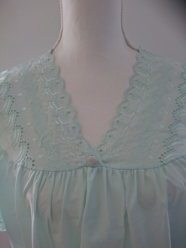 Vtg camille pale green cotton - camille?,