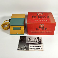Paterson Contact Printer and Safelight with Instructions Boxed Vintage