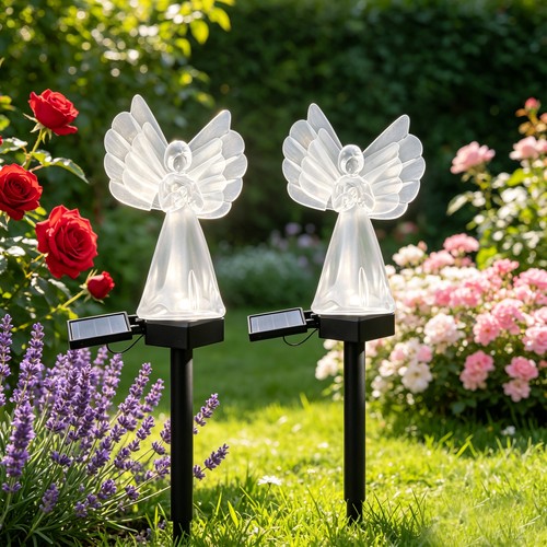 2pcs solar angel - 2pcs, lights