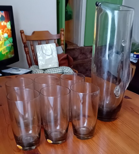 Rare vintage grey - rare, glass