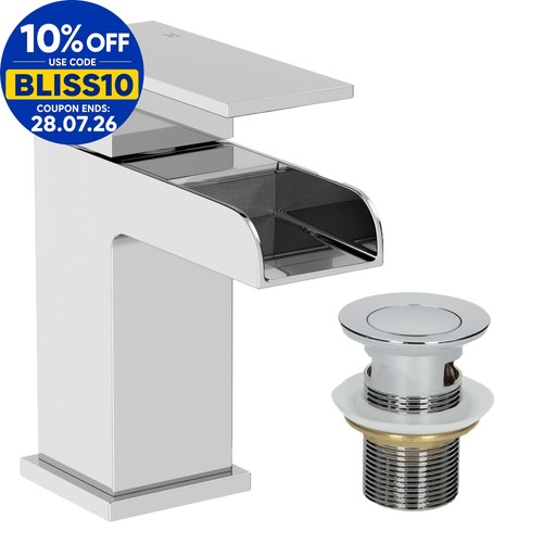 Waterfall basin mixer tap sink - tap,