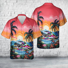 Sea Doo XP Bombardier Jet Ski Graphic Kit   1994 1996 Flashback Hawaiian Shirt