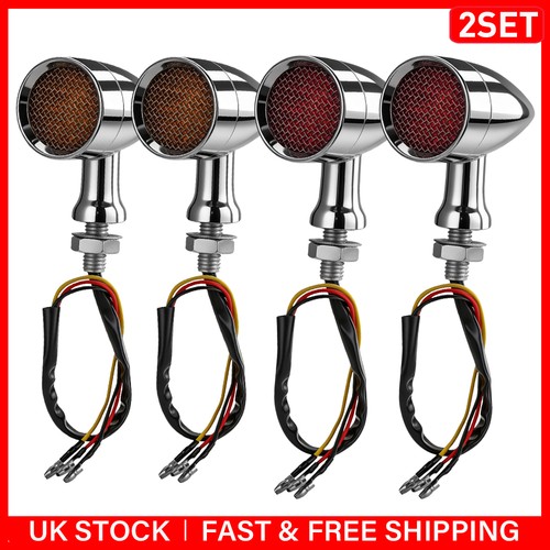 Chrome 10mm led turn - chrome,