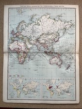 Antique map of the Old World
