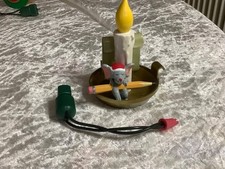 Vintage 1994 Noma Ornamotion Christmas Tree Rotating Ornament Dear Santa