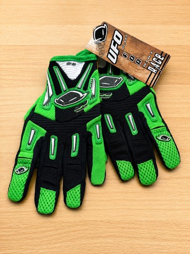 Ufo motocross gloves green - motocross,