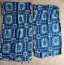 Rare Vintage 1960s reclaimed retro fabric